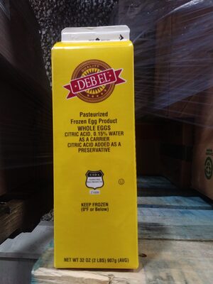 Pasteurized Frozen Egg Product