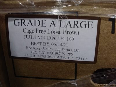 Grade A large Cage Free Loose Brown Eggs