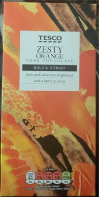 Zesty orange Dark chocolate