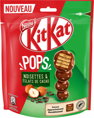 Gaufrette chocolat noisettes et éclats de cacao