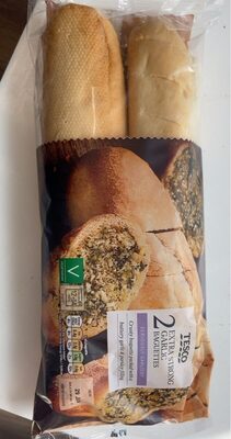 Extra strong garlic baguettes