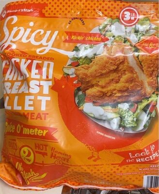 Spicy chicken breast fillet with rib meat