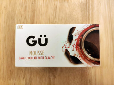 Mousse dark chocolate with ganache