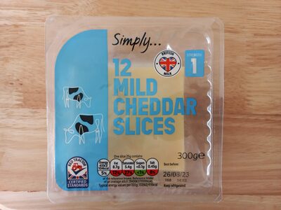 Mild cheddar slices
