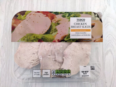 Chicken breast slices