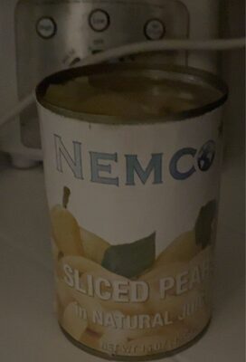 Sliced pears
