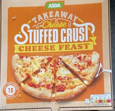 Stuffed crust cheese feast