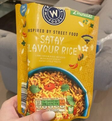 Satay flavour rice