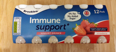 Immune support yogurt drinks