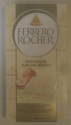 White Chocolate Hazelnut Bar