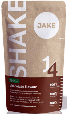 Chocolate flavour sports shake