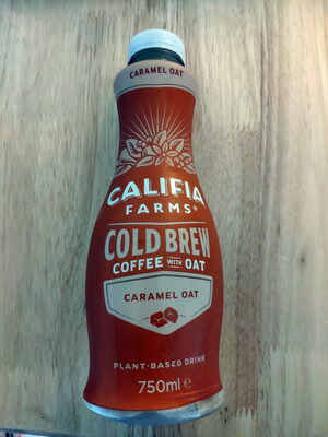 Cold brew coffee with oat Caramel oat