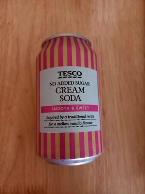 No added sugar Cream Soda