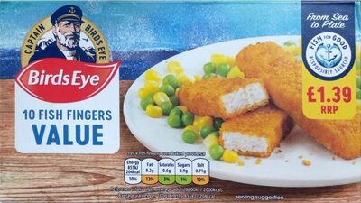BirdsEye 10 Fish fingers value
