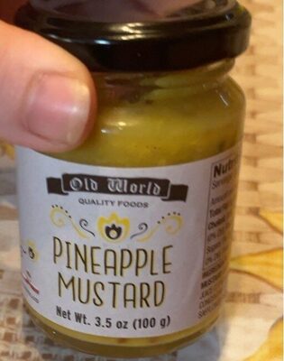 Old World Quality Foods Pineapple Mustard