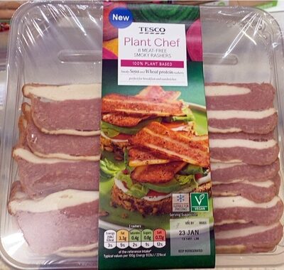 Plant Chef 8 Meat-free smoky rashers