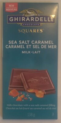 Sea Salt Caramel Milk Chocolate Squares