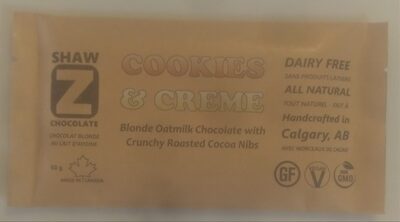Cookies & Creme Blonde Oatmilk Chocolate Bar