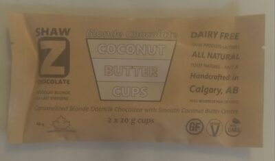 Blonde Chocolate Coconut Butter Cups