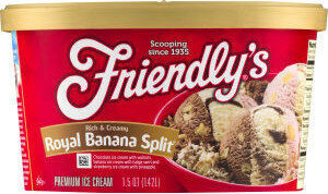 Premium Ice Cream, Royal Banana Split