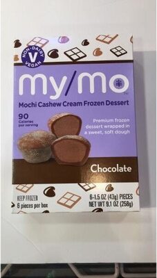 My/mo chocolate mochi cashew cream frozen dessert