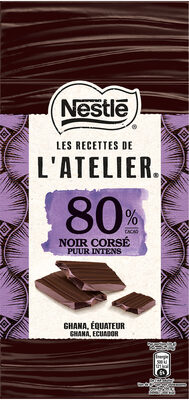 NESTLE L'ATELIER Noir 80% 100g