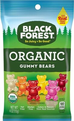 Organic gummy bears