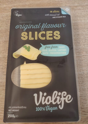 Violife 100% vegan original flavour slices