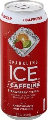 Sparkling Ice +Caffeine Strawberry Citrus