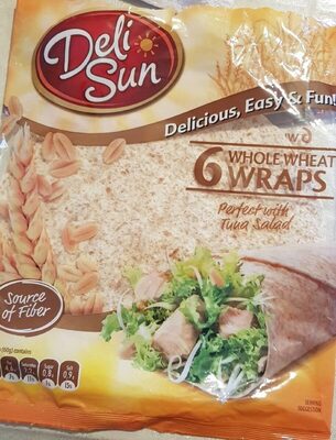 Deli Sun Delicious Easy & Fun Whole Wheat Wrap