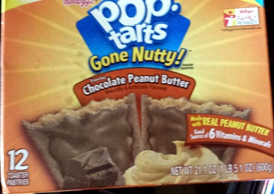 Kellogg's, pop-tarts, frosted toaster pastries, chocolate peanut butter, frosted chocolate peanut butter