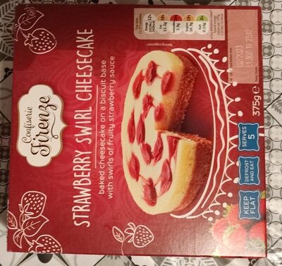 Strawberry Swirl Cheesecake