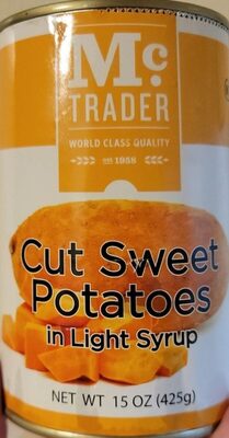 Cut Sweet Potatoes in Lught Syrup