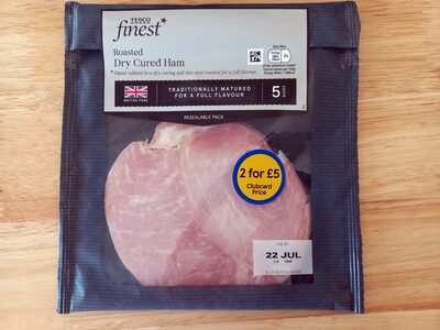 Roasted dry cured ham