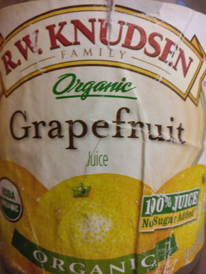 Organic grapefruit juice