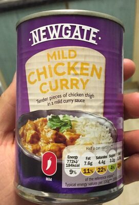 Mild Chicken Curry (this is a Lidl (uk) tinned product)