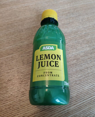 Lemon juice from concentrate