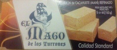 Turrón de cacahuete refinado