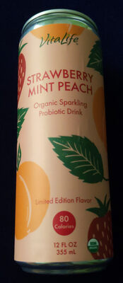 strawberry mint peach
