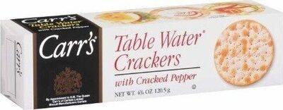 Carr's, table water crackers, cracked pepper
