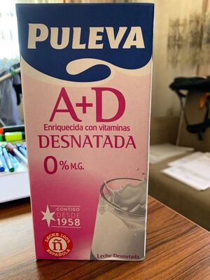 Leche desnatada A + D