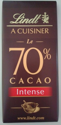 Lindt A CUISINER 70% CACAO Intense