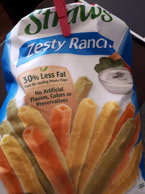 Garden Veggie Straws Zesty Ranch