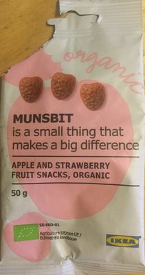 Munsbit apple and strawberry