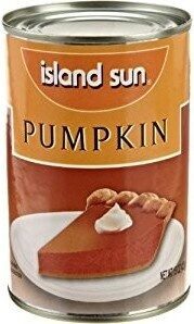 Island Sun Pumpkin Solid Pack, 15-Ounce