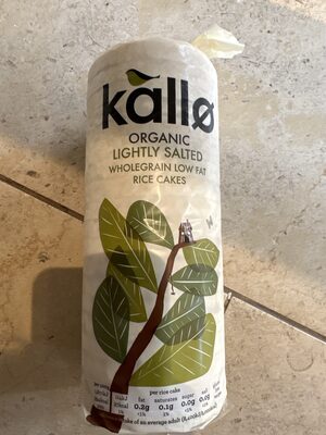 Organic - Lightly Salted - Wholegrain Low Fat - Rice Cakes