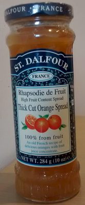 Thick Cut Orange High Fruit Content Spread