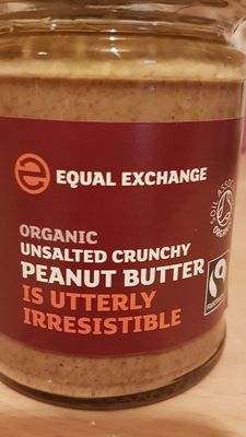 Organic unsalted crunchy peanut butter