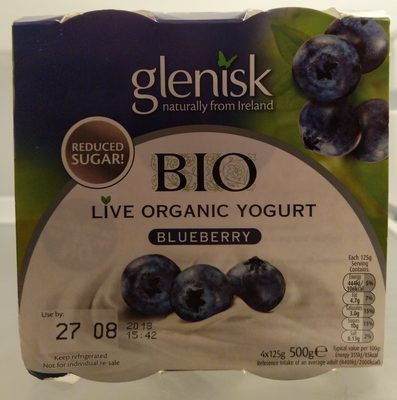 Bio Live Organic Yogurt Blueberry