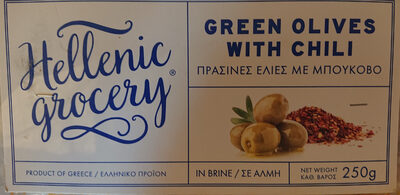 Green olives with chili